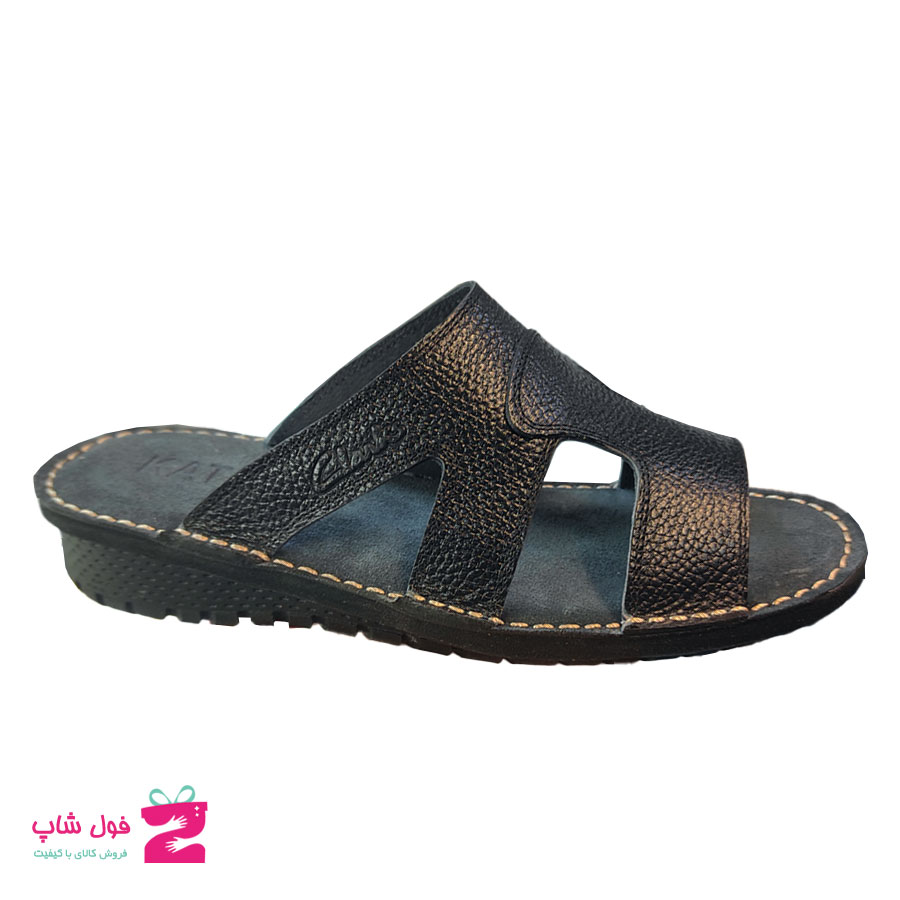 صندل طبی مردانه چرم طبیعی گاوی تبریز  کد 1571