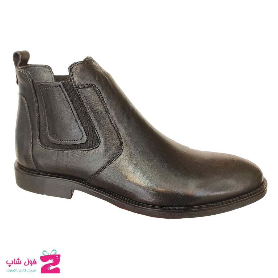 نیم بوت مجلسی مردانه چرم طبیعی  تبریز کد 1949
