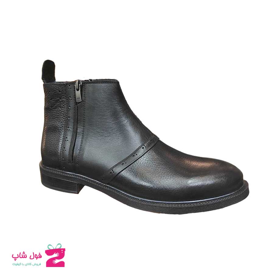 نیم بوت مردانه چرم طبیعی  تبریز کد 1810