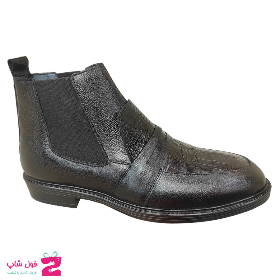 نیم بوت مردانه مجلسی چرم طبیعی  تبریز کد 2263