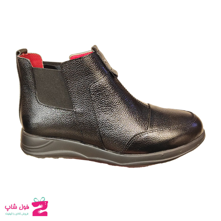 نیم بوت  طبی راحتی زنانه چرم  طبیعی تبریز کد 2206