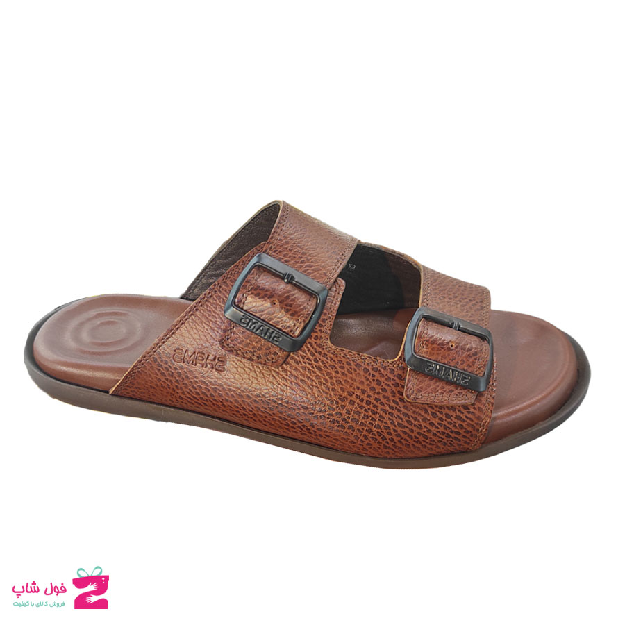 صندل طبی مردانه چرم طبیعی گاوی تبریز  کد 1608