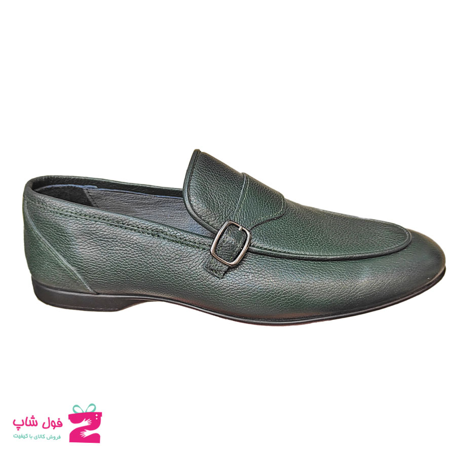 کفش کالج مردانه چرم طبیعی تبریز کد 2130