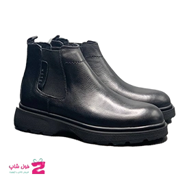 نیم بوت مردانه  چرم طبیعی  شمس تبریز کد 3285