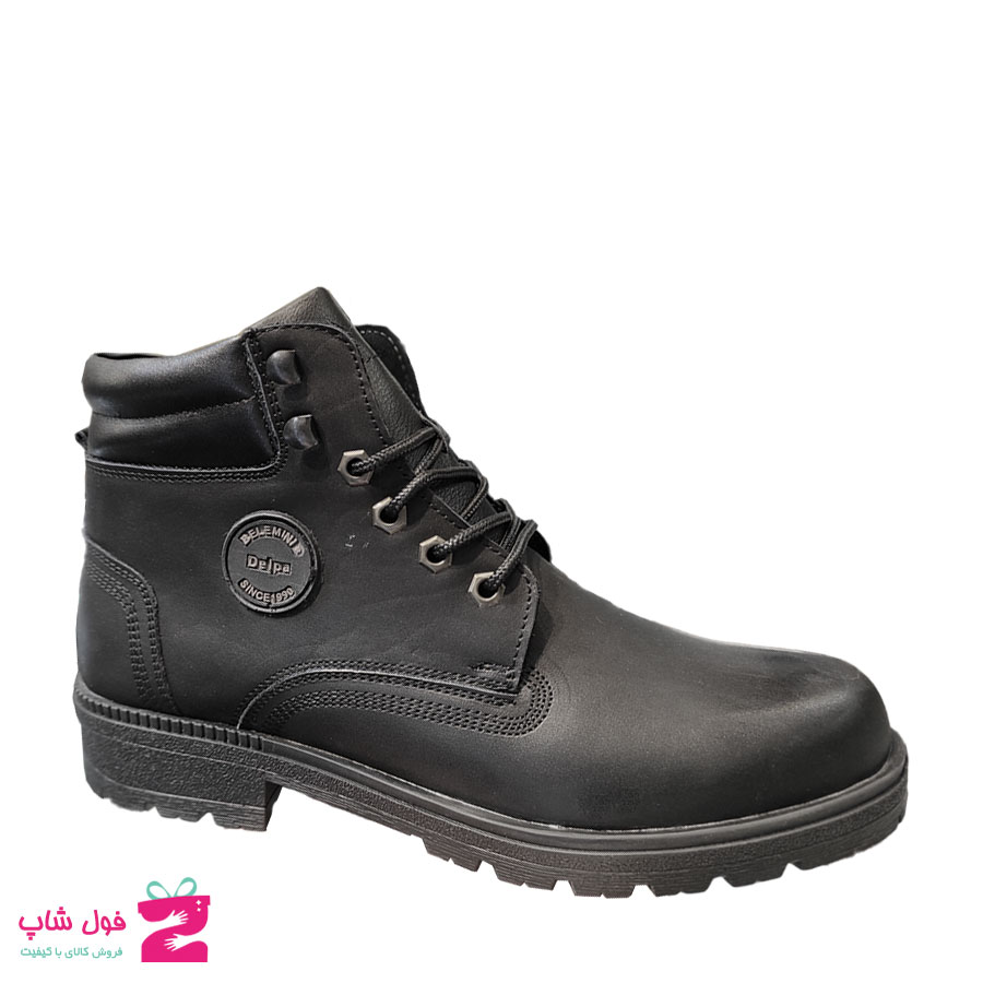 نیم بوت اسپرت مردانه چرم طبیعی  گاوی کد 1742
