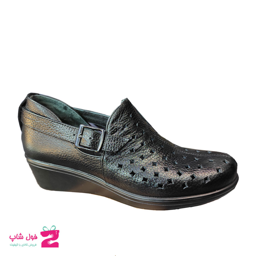 کفش تابستانی زنانه چرم طبیعی  گاوی  تبریز کد 1754