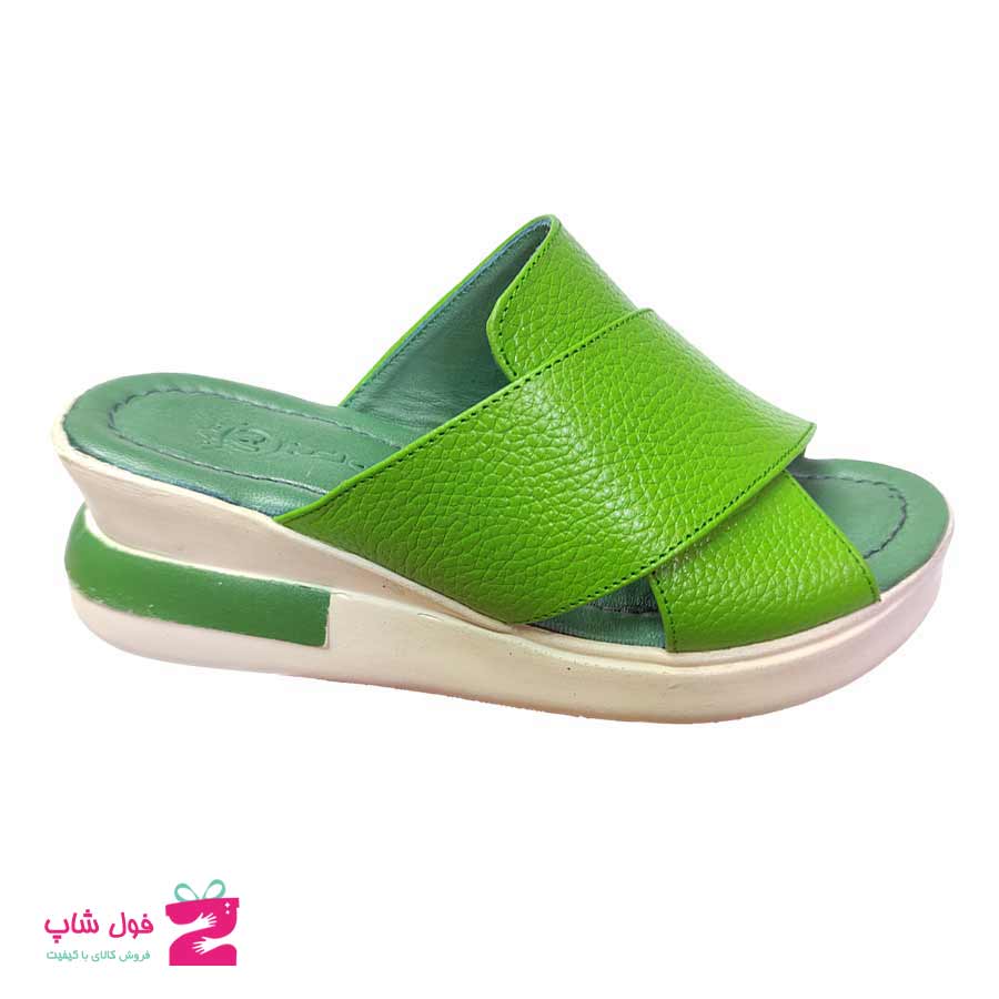 صندل طبی زنانه چرم طبیعی  گاوی تبریز کد 2782