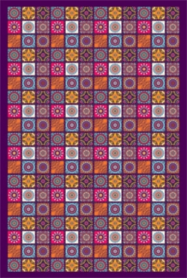  روفرشی مخمل دورکش کد 2014