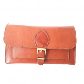 کیف زنانه دستی  چرم   طبیعی  دست دوز تبریز کد 029