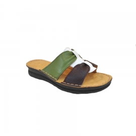 صندل زنانه چرم طبیعی  تبریز کد 828