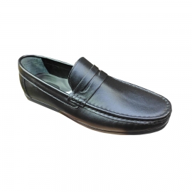 کفش کالج مردانه چرم طبیعی تبریز کد 1157