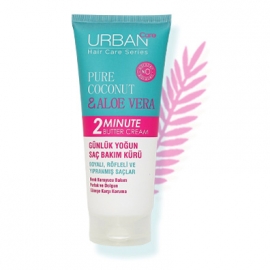 ماسک مو 2 دقیقه ای روغن نارگیل و آلوئه ورا اوربان Urban
