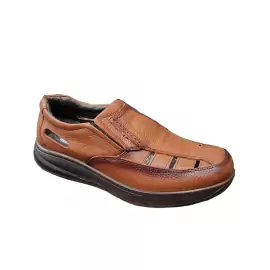 کفش تابستانی  طبی راحتی مردانه چرم طبیعی تبریز کد 1438