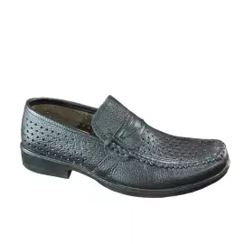 کفش تابستانی مردانه چرم طبیعی تبریز کد 1472