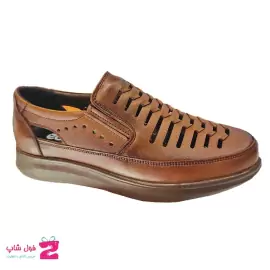 کفش تابستانی  طبی راحتی مردانه چرم طبیعی تبریز کد 1547
