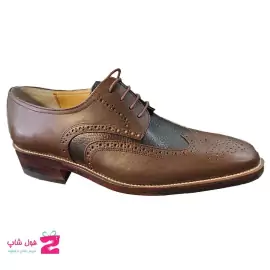 کفش مردانه مجلسی  تمام چرم طبیعی دستدوز تبریز کد 1548