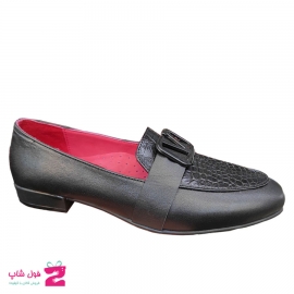 کفش کالج زنانه  چرم طبیعی تبریز کد 1619
