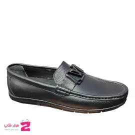 کفش کالج مردانه چرم طبیعی تبریز کد 1683