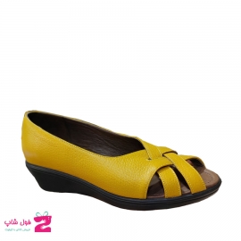 کفش تابستانی زنانه چرم طبیعی  گاوی  تبریز کد1731