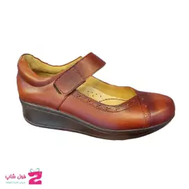 کفش طبی راحتی زنانه چرم طبیعی  تبریز کد 1830