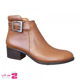 نیم بوت  زنانه چرم  طبیعی تبریز کد 1918