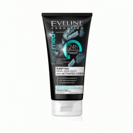ژل شستشوی صورت اولاین حاوی کربن فعال مدل  Eveline purifying 