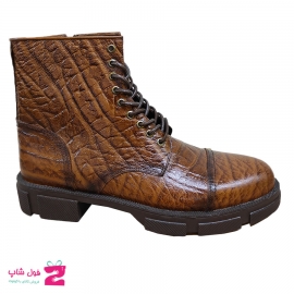 نیم بوت مردانه چرم طبیعی  تبریز کد 2066