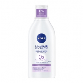  پاک کننده آرایش میسلار واتر اکسیژنه پوست حساس مدل نیوا 200 میل Nivea