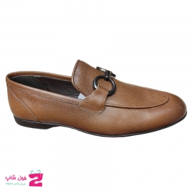 کفش کالج مردانه چرم طبیعی تبریز کد 2131