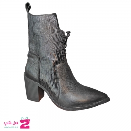 نیم بوت  مجلسی زنانه چرم  طبیعی تبریز کد 2157