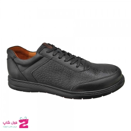کفش اسپرت مردانه  بزرگ پا چرم تبریز  کد 2191