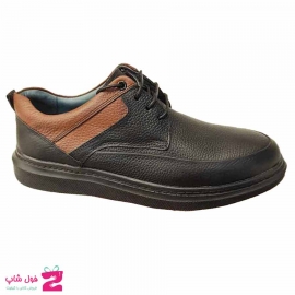 کفش طبی راحتی مردانه چرم طبیعی تبریز کد 2468