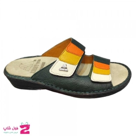 صندل طبی زنانه چرم طبیعی  گاوی تبریز کد 2683