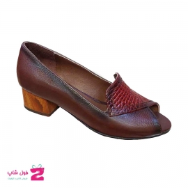 کفش تابستانی زنانه مجلسی چرم طبیعی تبریز کد 2796