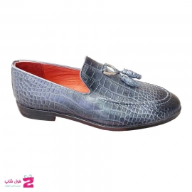 کفش مجلسی  مدل کالج مردانه چرم طبیعی گاوی کد2817