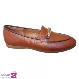 کفش کالج زنانه  چرم طبیعی تبریز کد 2840