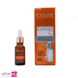سرم  ویتامین سی صورت اکسپرت  اولاین   ۳۰ میل Eveline  Expert C Vitamin