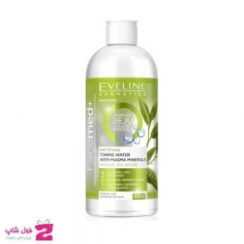 تونر حاوی  مواد معدنی جزیره جی جو اولاین 400 میل Eveline Facemed+ Matting Toning Water