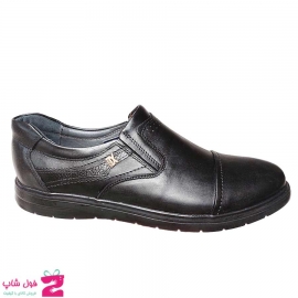 کفش مردانه طبی راحتی بزرگپا چرم طبیعی تبریز کد 2918