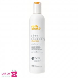 شامپو پاکسازی کننده عمقی  بدون سولفات مو میلک شیک 300 میل  milk shake deep cleansing
