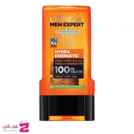 شامپو سر و بدن  و صورت مردانه  هیدرا انرژی لورآل  300 میل Loreal Hydra Energetic   
