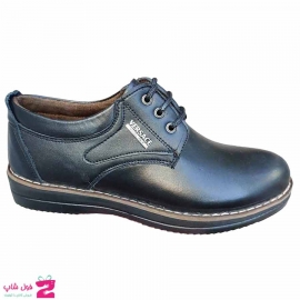 کفش میانه پسرانه چرم طبیعی تبریز کد 2976