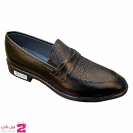 کفش مجلسی  مردانه چرم طبیعی گاوی کد 3204